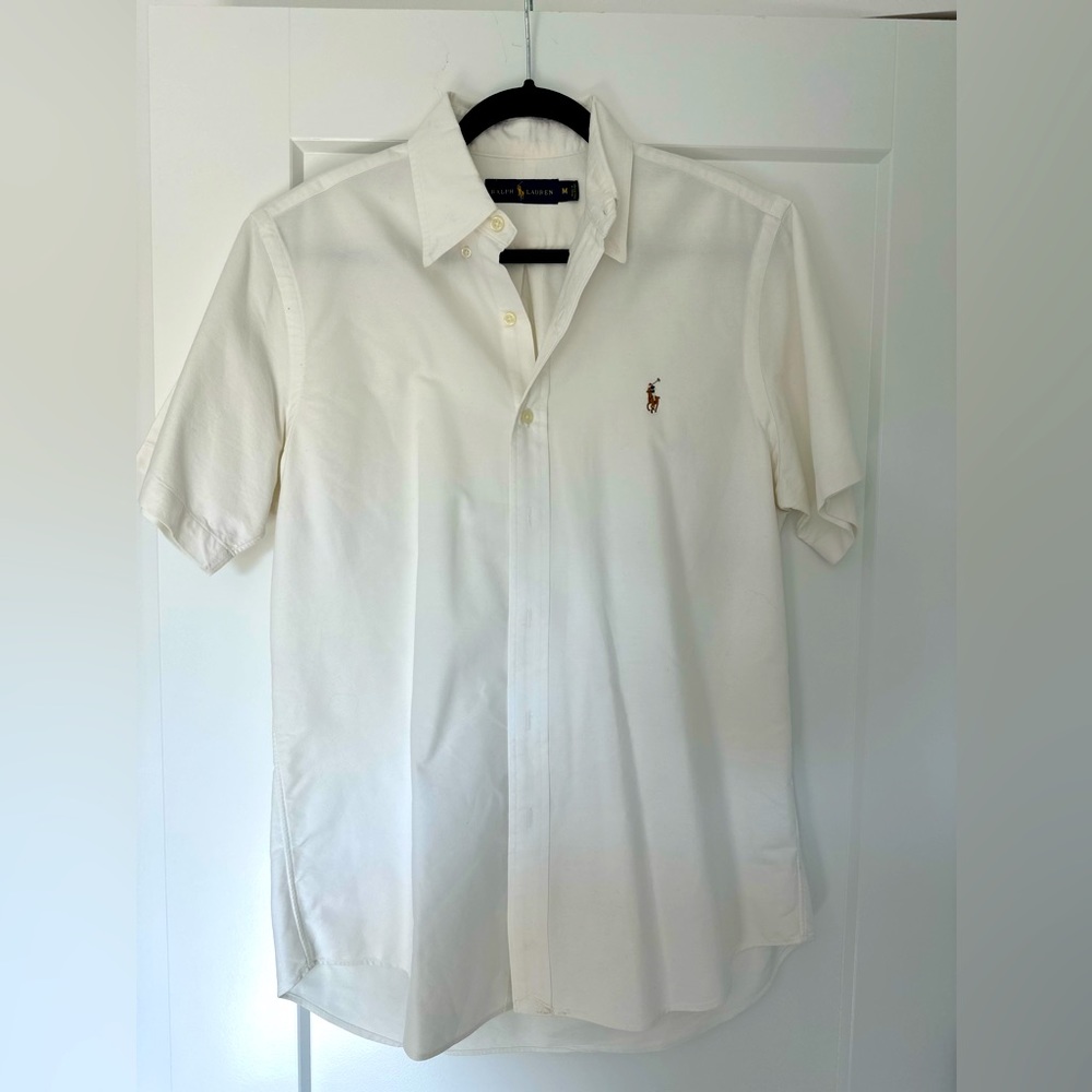 RARE Ralph Lauren Short Sleeve Oxford Button Down